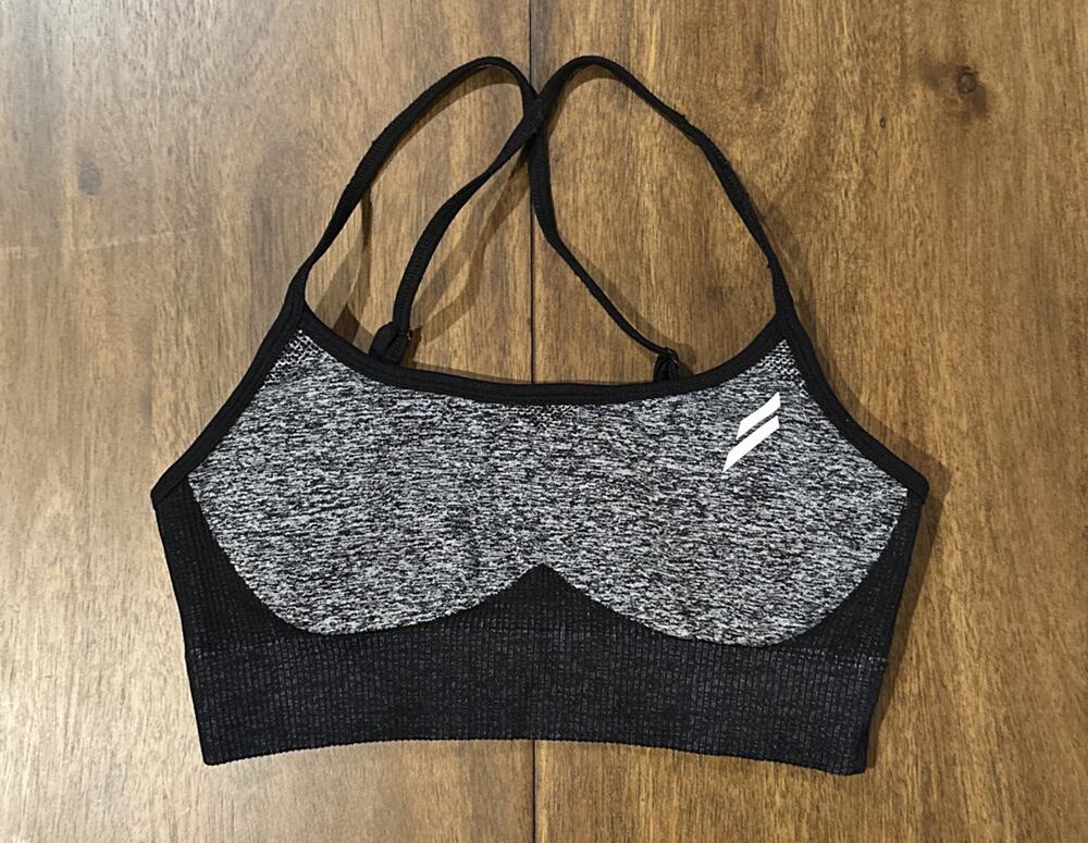 Do You Even Women’s Black/Grey Impact Sports Bra Size M